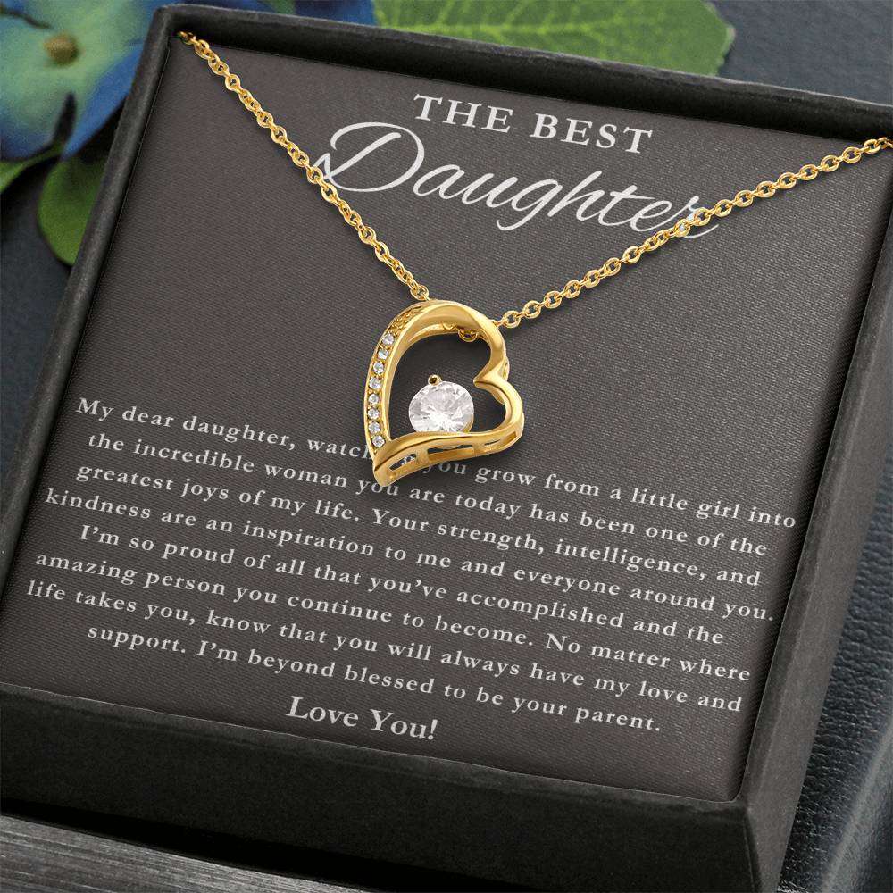 The Best Daughter - Proud Of You Necklace