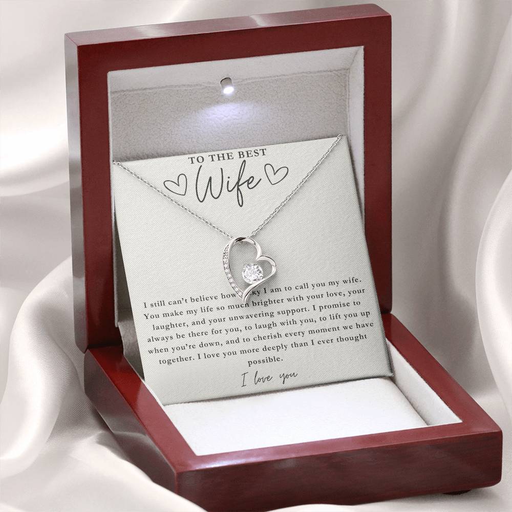 To The Best Wife - Love Necklace