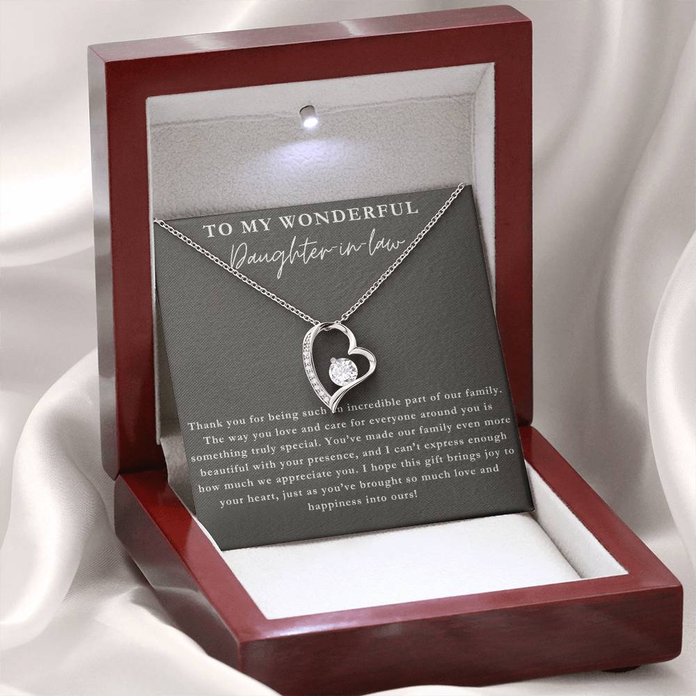 Forever Love Necklace - Daughter-in-Law Gift