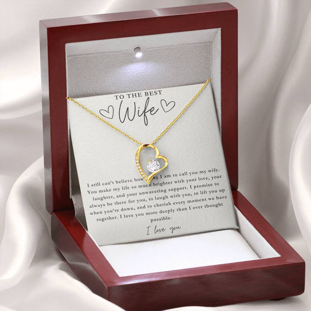 To The Best Wife - Love Necklace