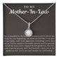 To My Mother-in-Law - Thank You Necklace