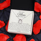 To My Biggest Supporter - A Gift For Mom Necklace