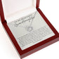 To My Beautiful Granddaughter - Lucky Charm Necklace