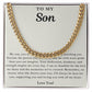 Thank You For Making Me A Parent - A Gift For My Son