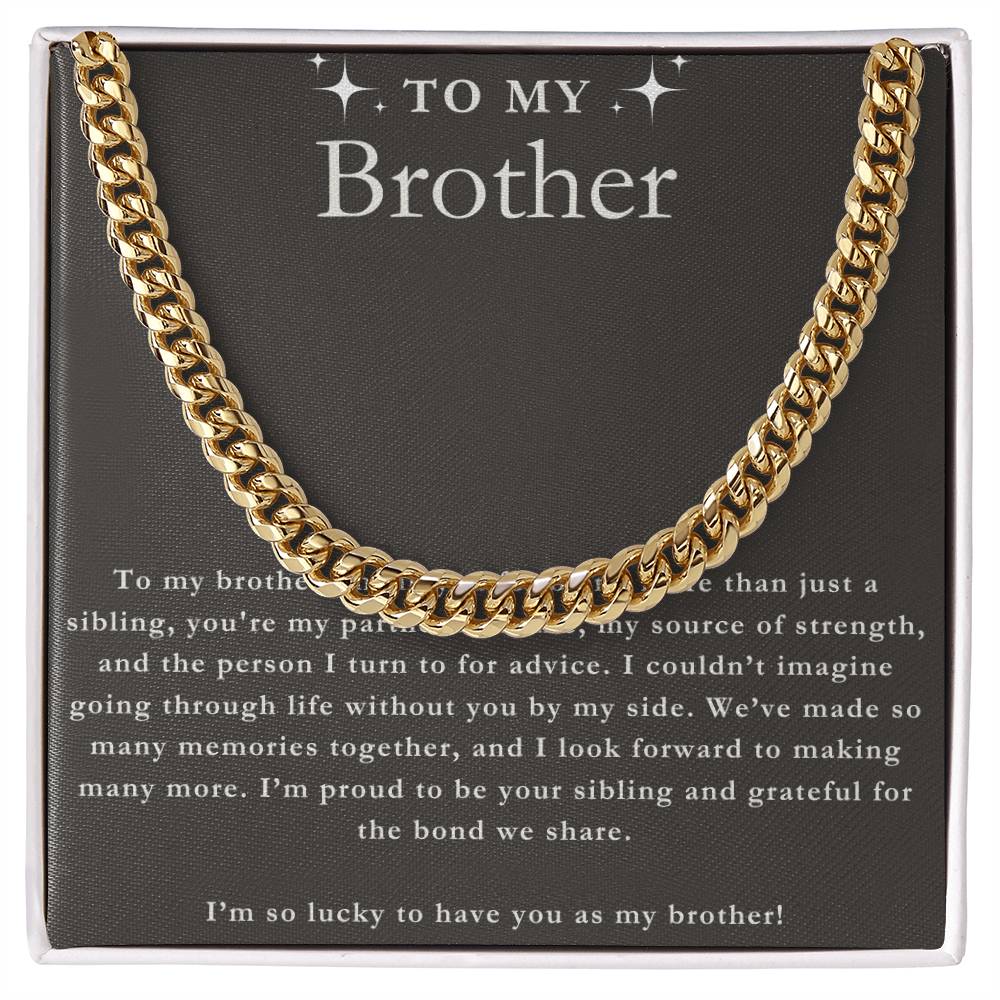 The Best Brother - Thank You Necklace