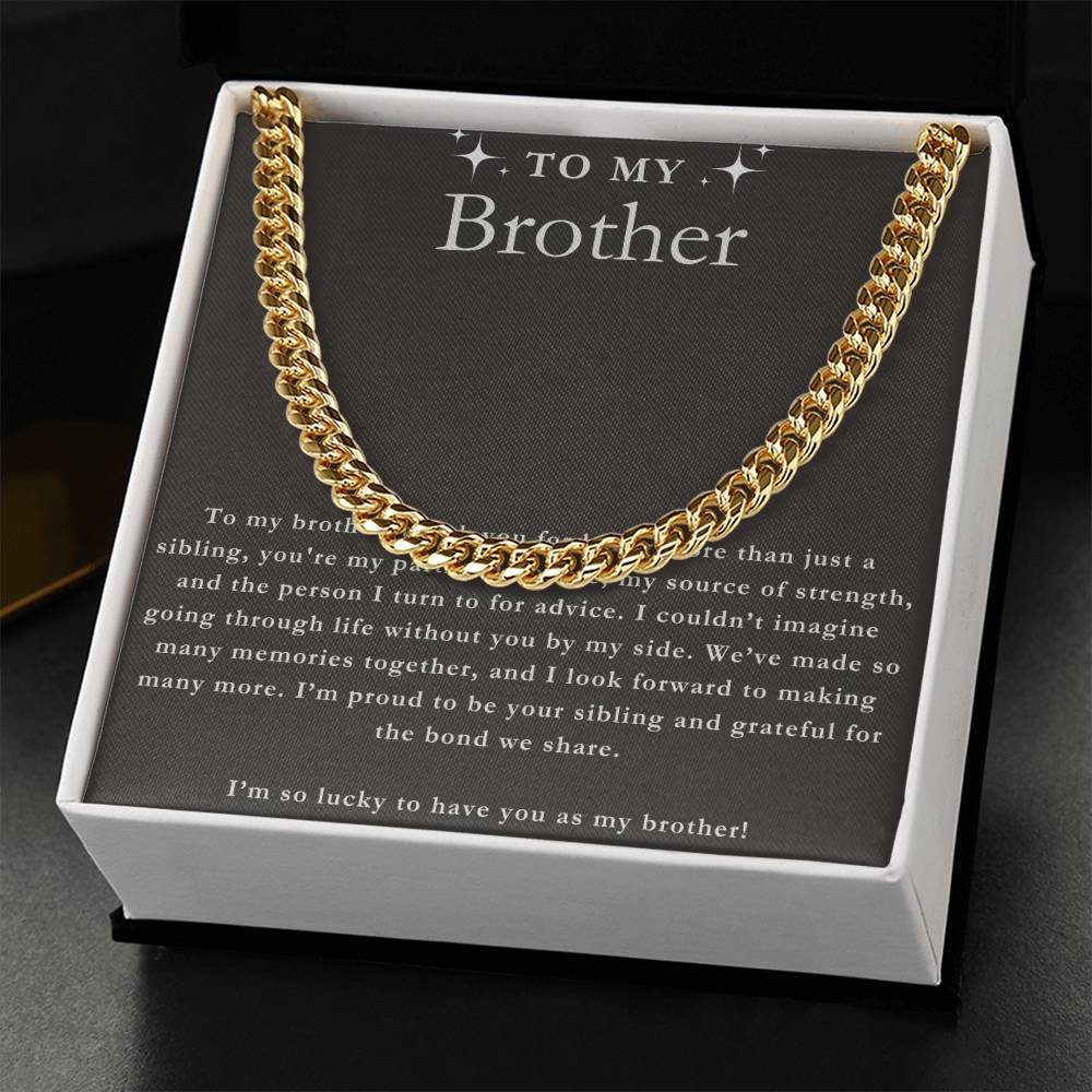 The Best Brother - Thank You Necklace