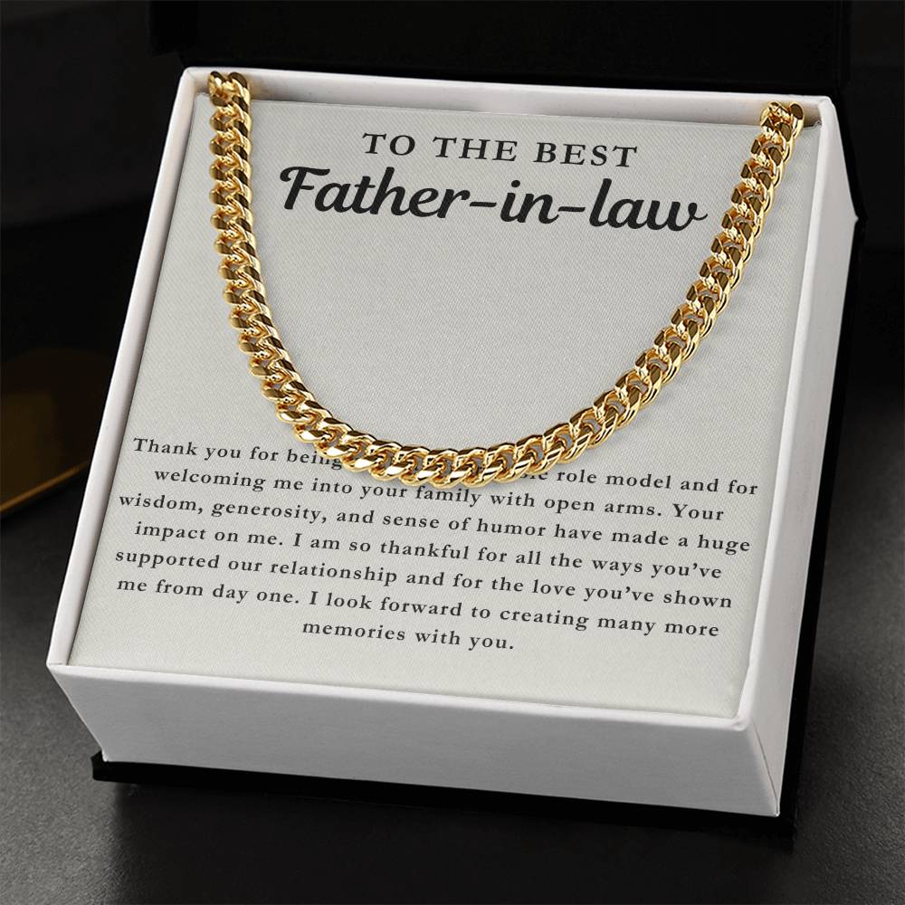 Father-in-Law - Gift For Him Necklace