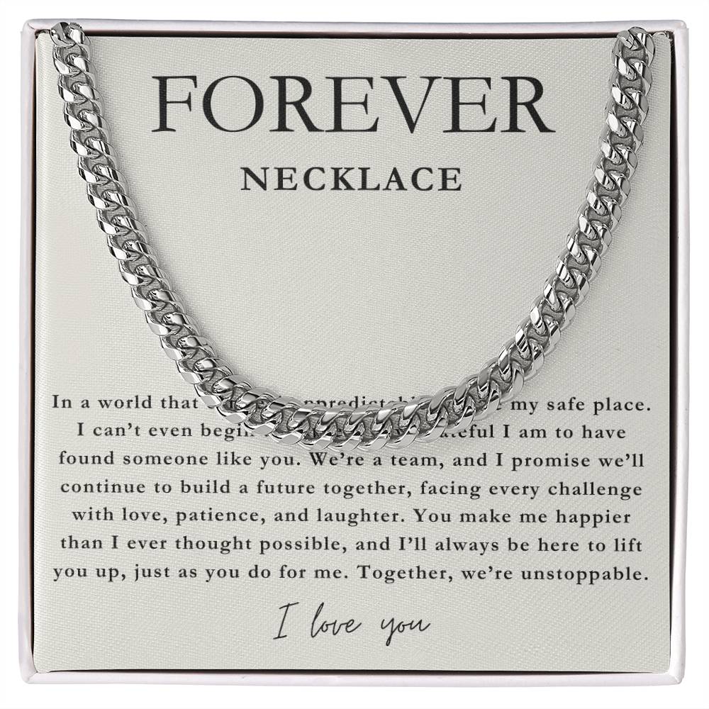 Forever Necklace - Perfect Boyfriend Gift