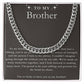 The Best Brother - Thank You Necklace