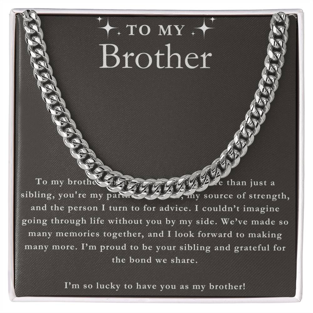 The Best Brother - Thank You Necklace