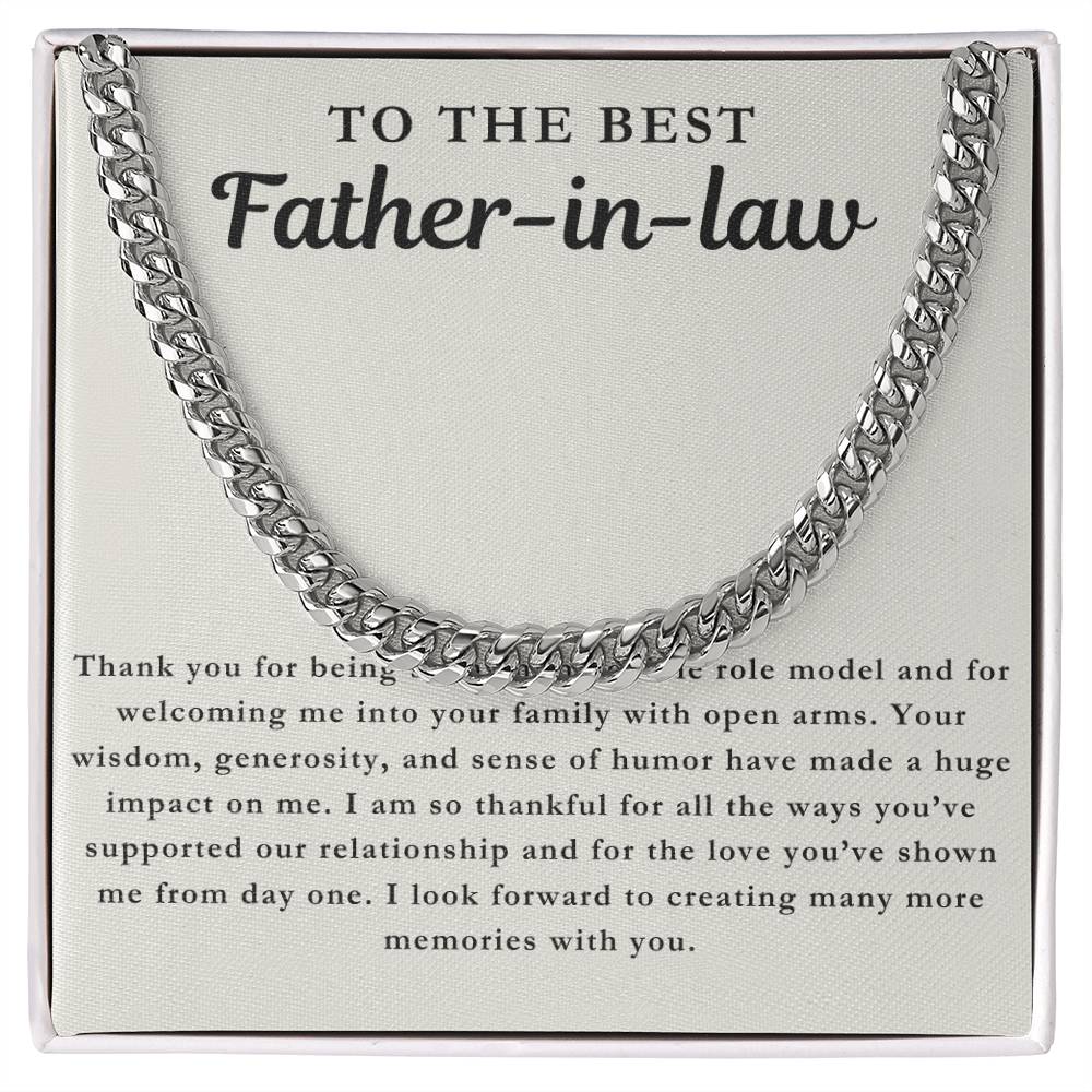 Father-in-Law - Gift For Him Necklace