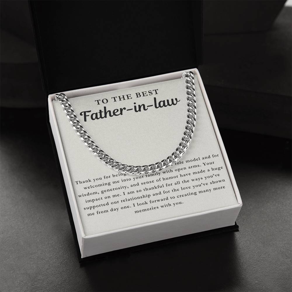 Father-in-Law - Gift For Him Necklace