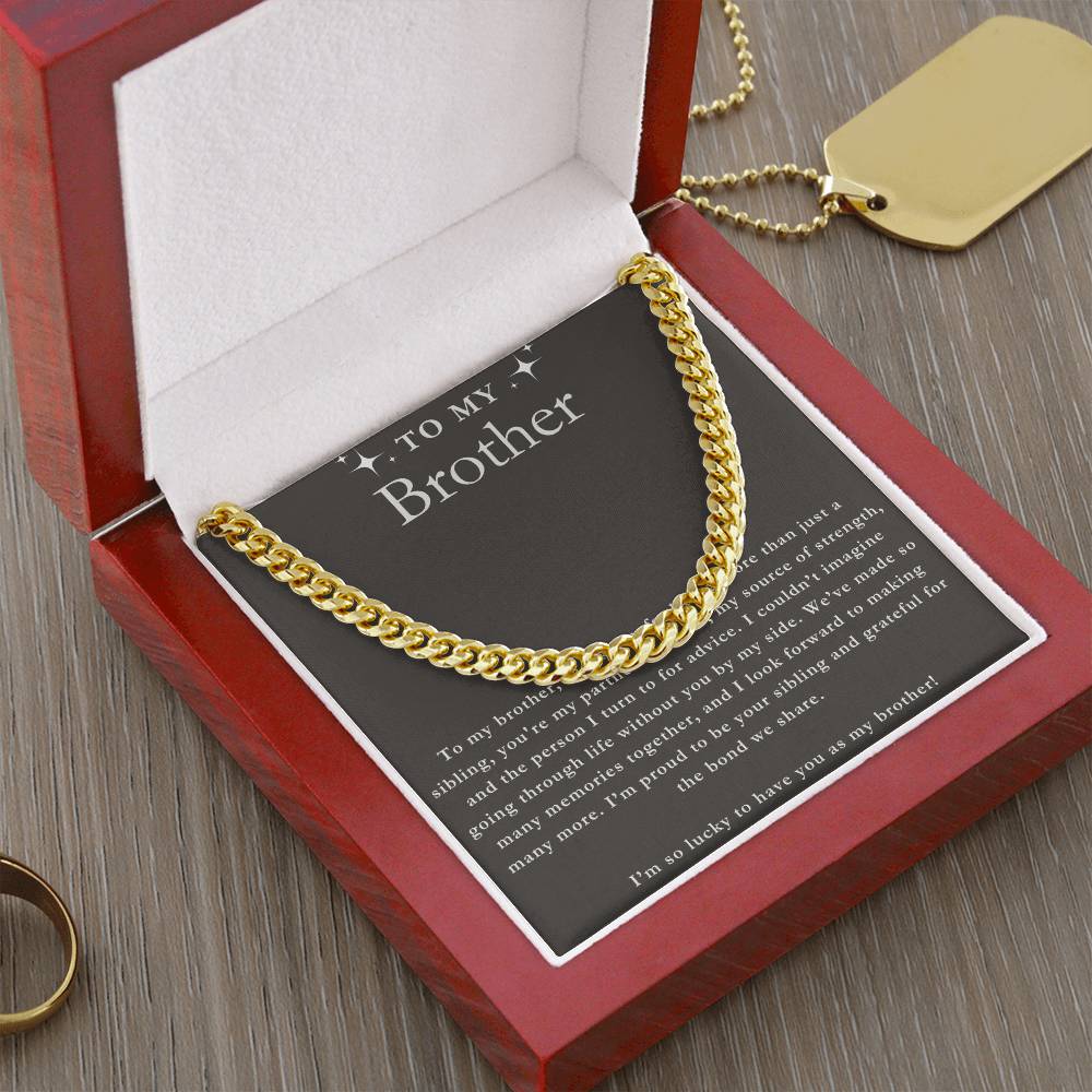 The Best Brother - Thank You Necklace