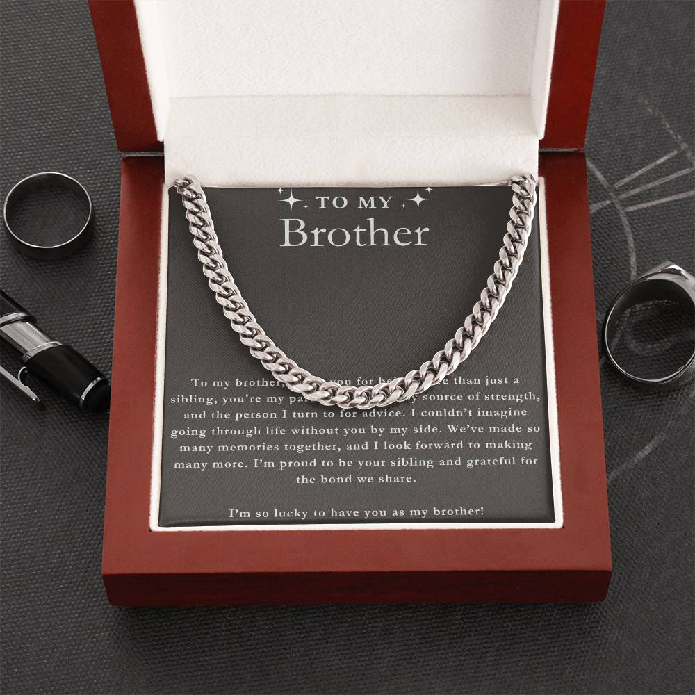 The Best Brother - Thank You Necklace