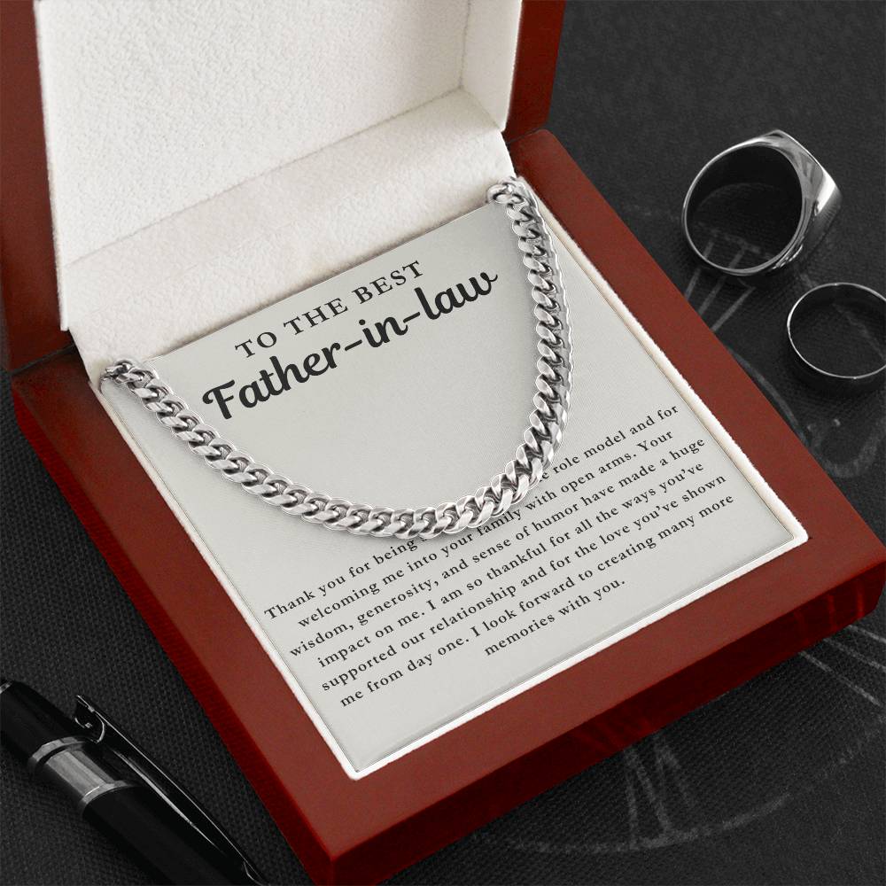 Father-in-Law - Gift For Him Necklace