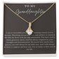 To My Amazing Granddaughter - Love Necklace