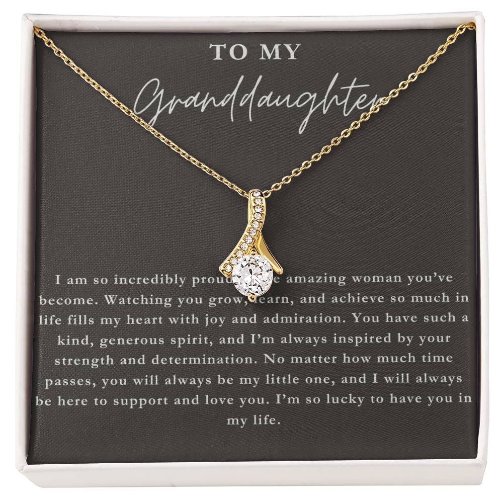 To My Amazing Granddaughter - Love Necklace