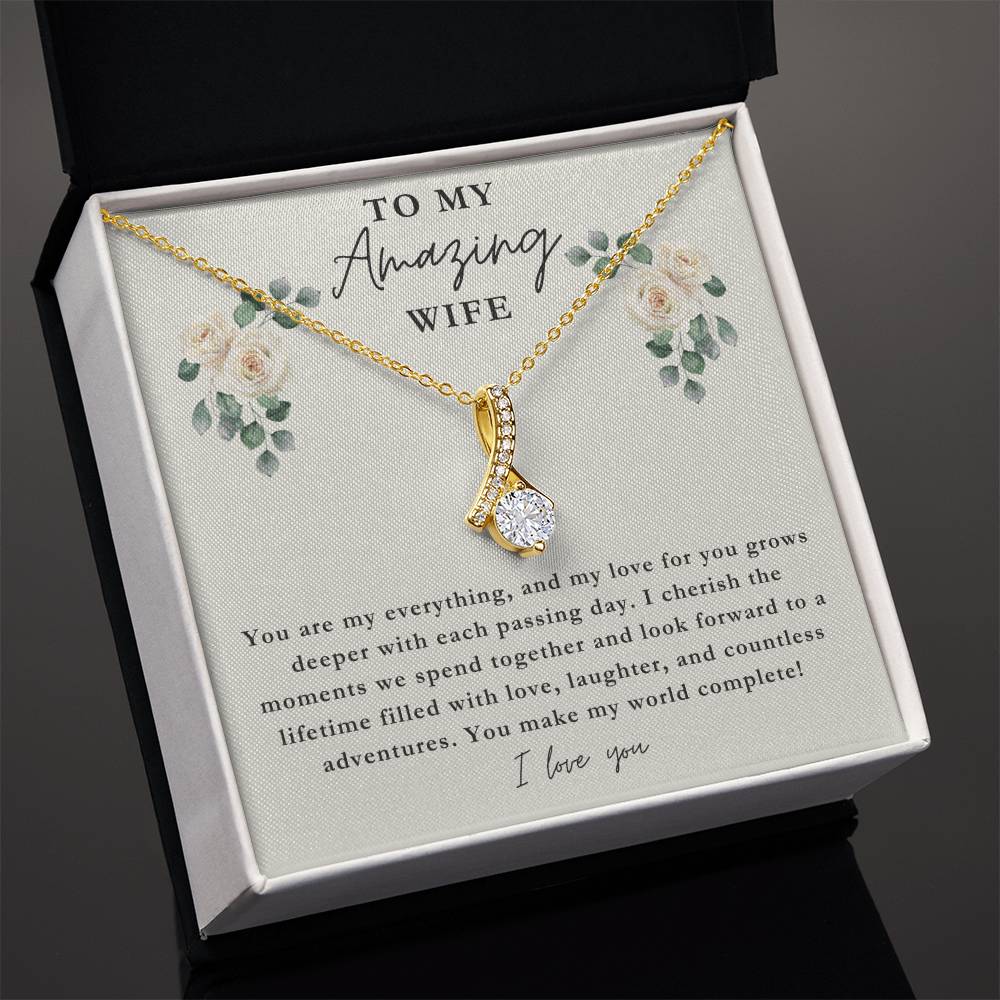 To My Amazing Wife - Blooming Necklace