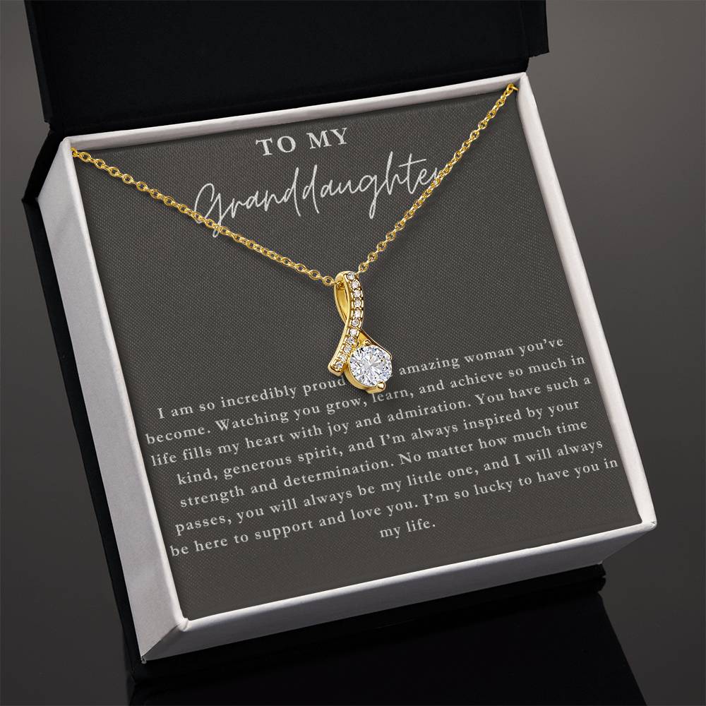 To My Amazing Granddaughter - Love Necklace