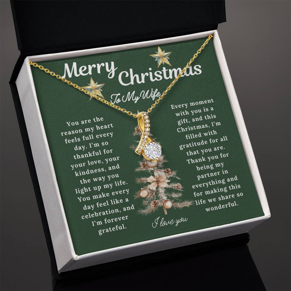 Timeless Love - Christmas Necklace for Wife Gift