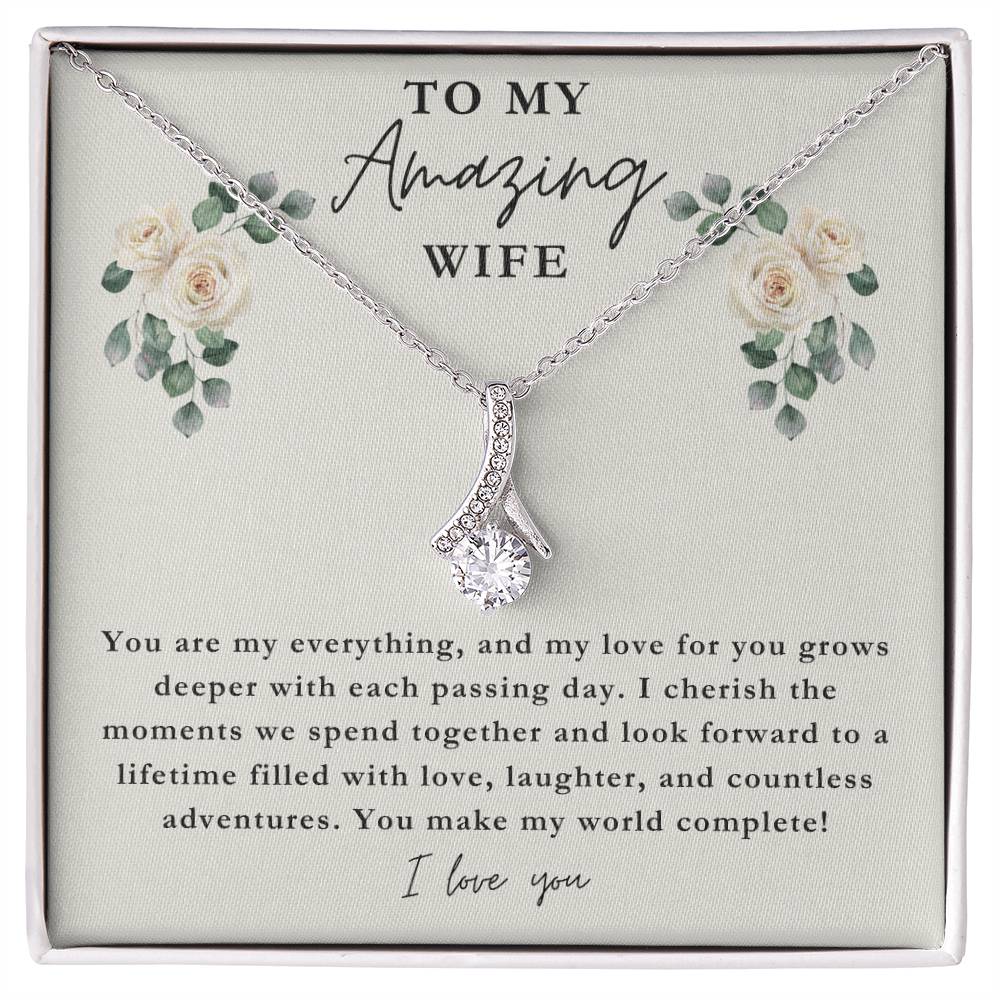 To My Amazing Wife - Blooming Necklace