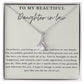 My Beautiful Daughter-in-Law Necklace Gift