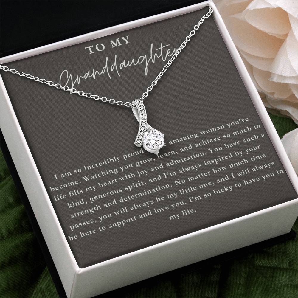 To My Amazing Granddaughter - Love Necklace