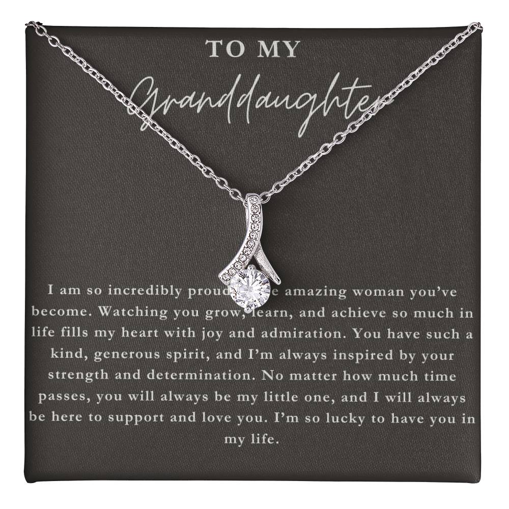 To My Amazing Granddaughter - Love Necklace