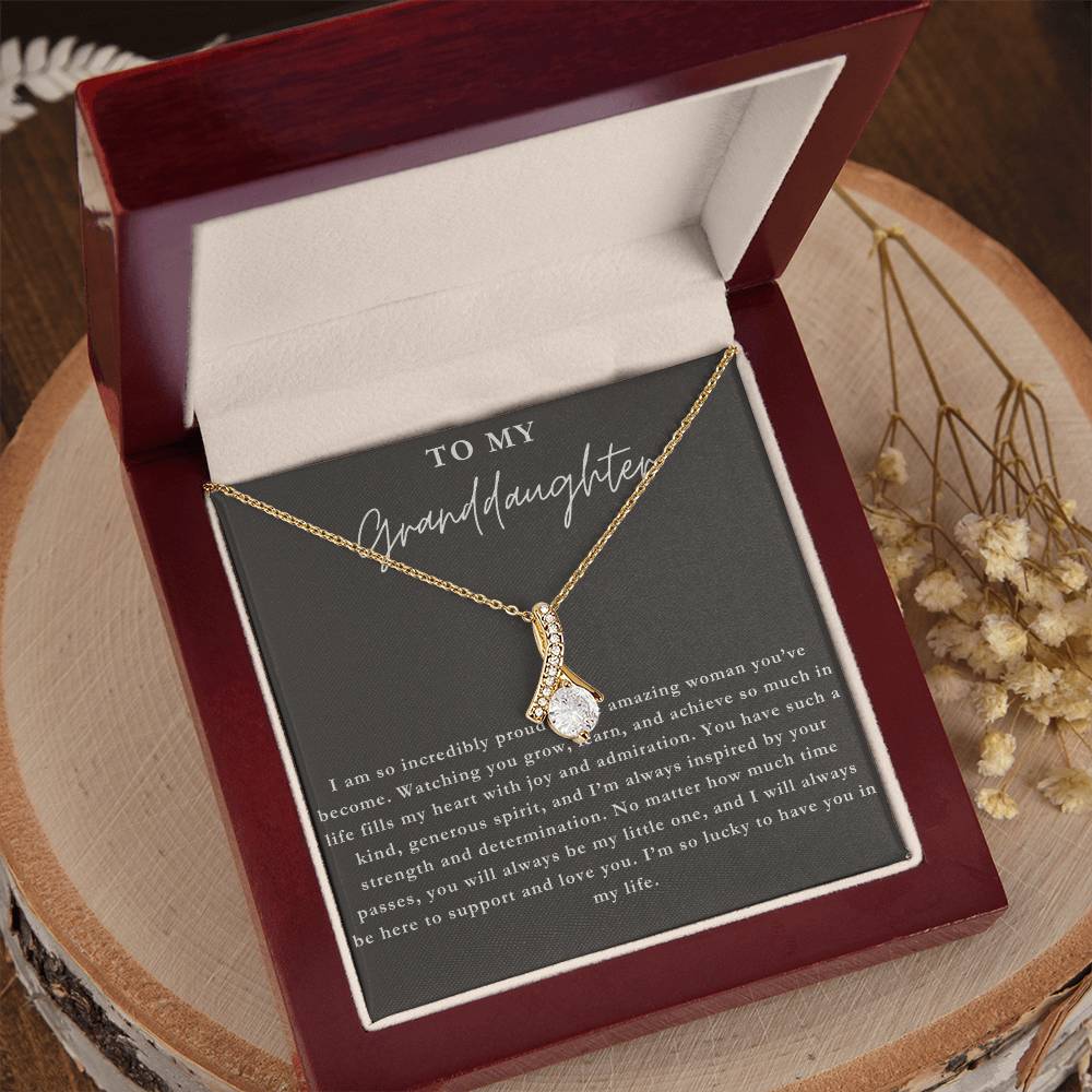 To My Amazing Granddaughter - Love Necklace