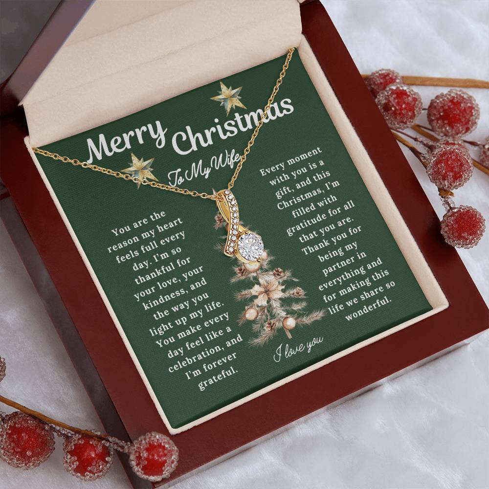 Timeless Love - Christmas Necklace for Wife Gift