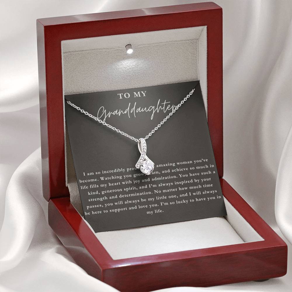 To My Amazing Granddaughter - Love Necklace