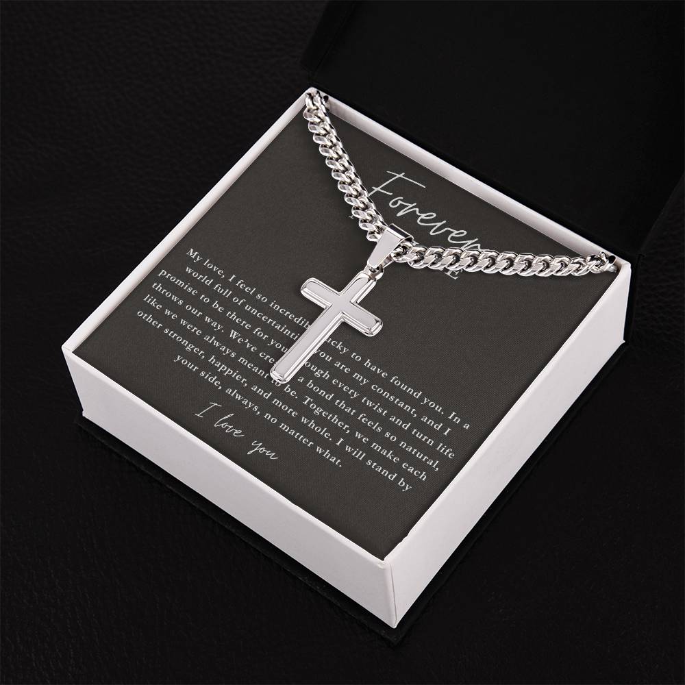 Forever Necklace - Faith and Love Gift For Him