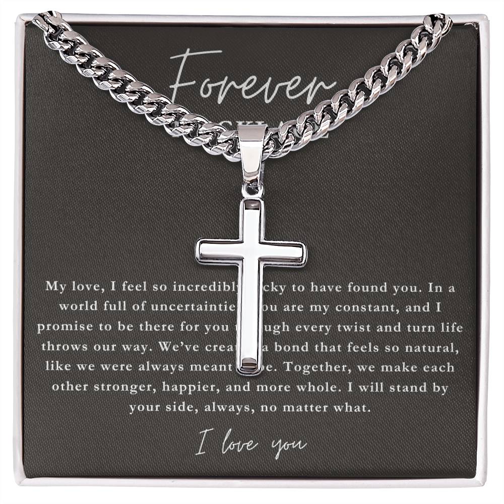 Forever Necklace - Faith and Love Gift For Him