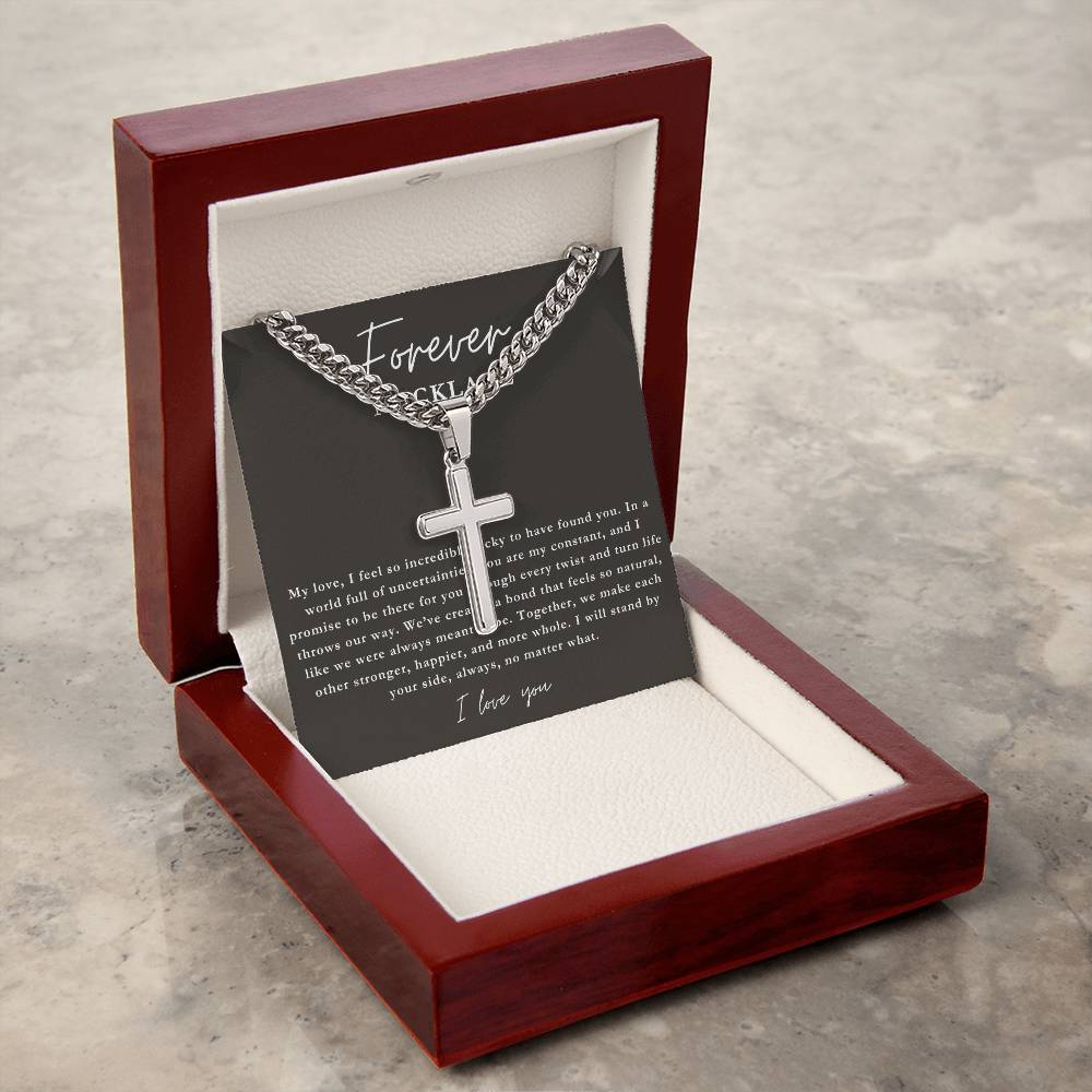 Forever Necklace - Faith and Love Gift For Him