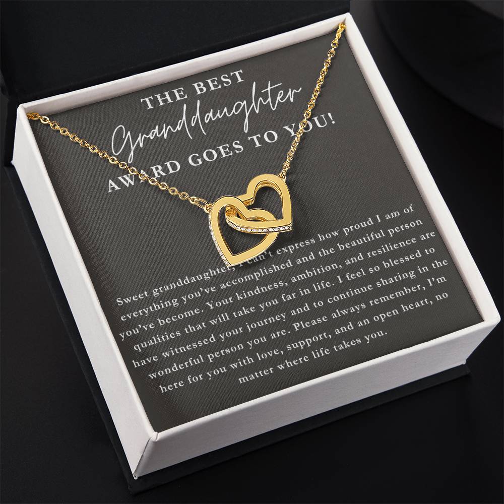 The Best Granddaughter - Love Necklace