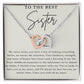 The Best Sister - Sister Necklace Gift
