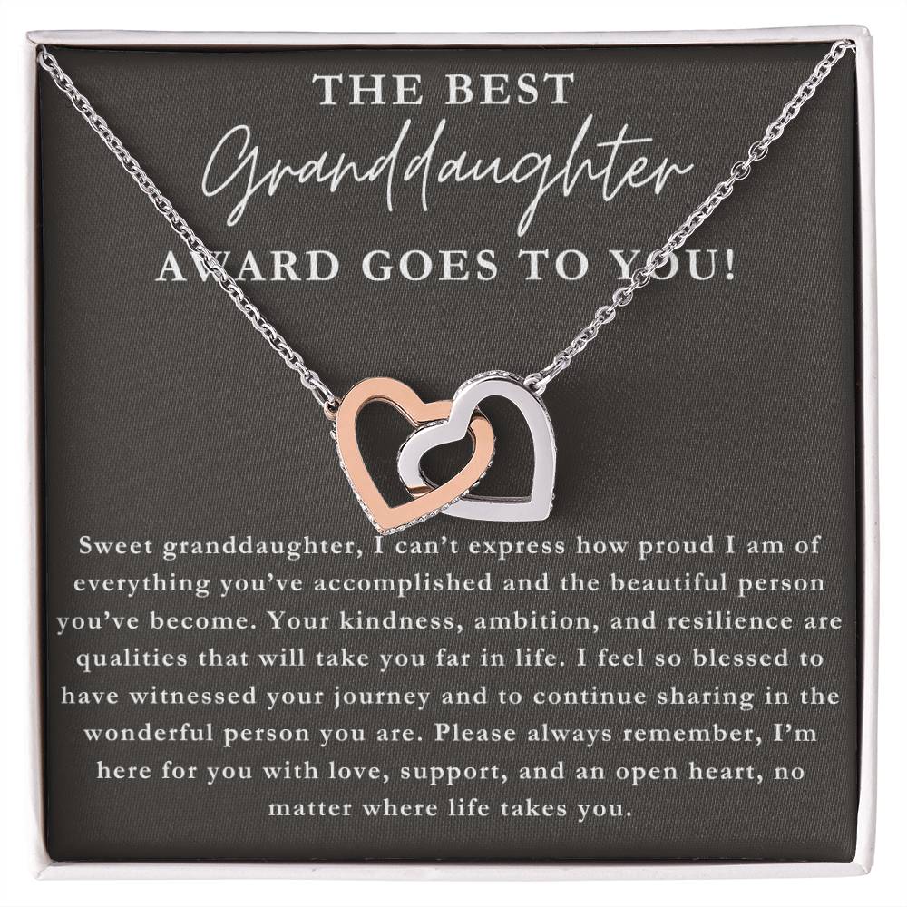 The Best Granddaughter - Love Necklace