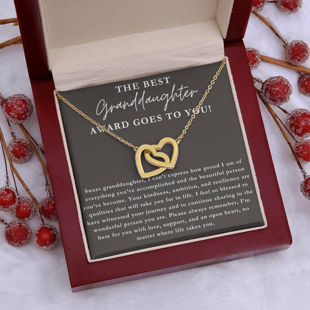 The Best Granddaughter - Love Necklace