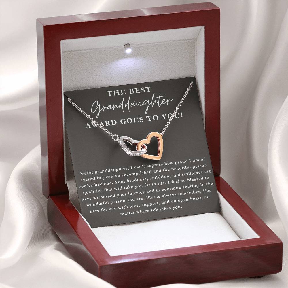 The Best Granddaughter - Love Necklace