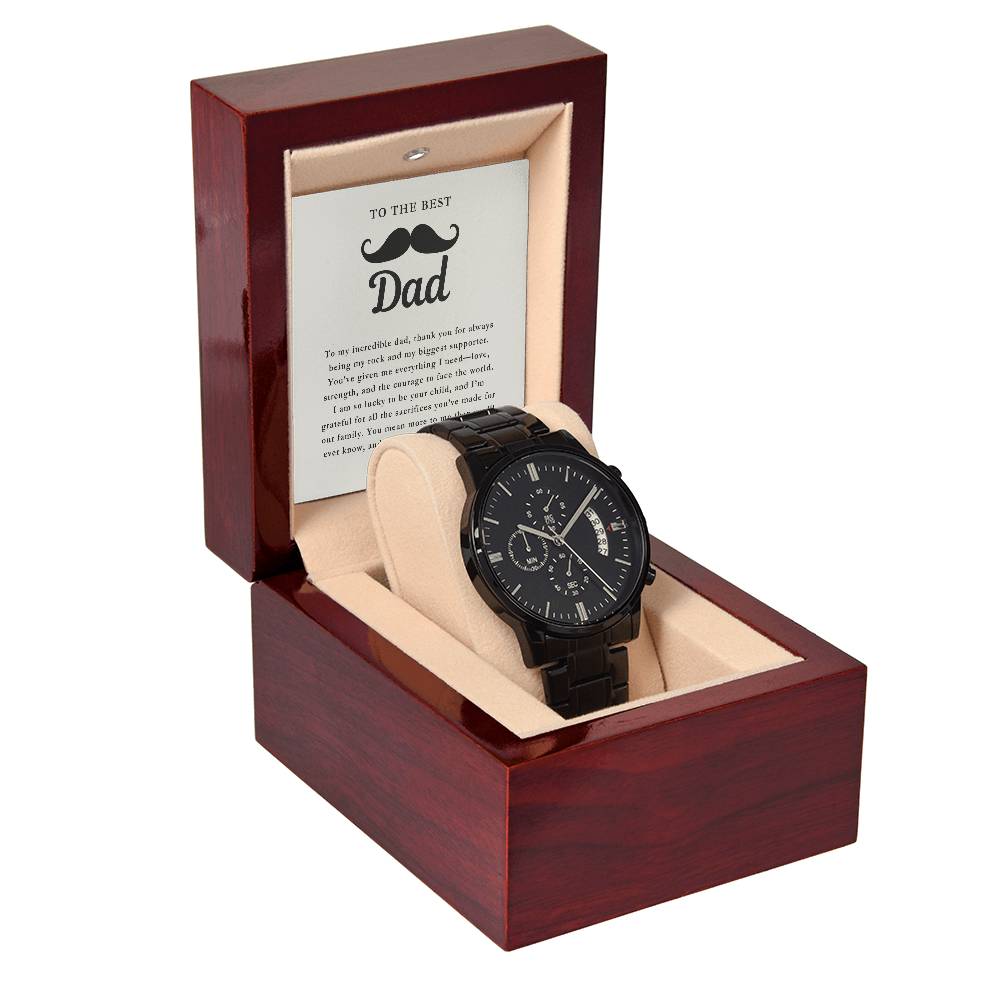 Best Dad Ever - Sleek Watch Gift