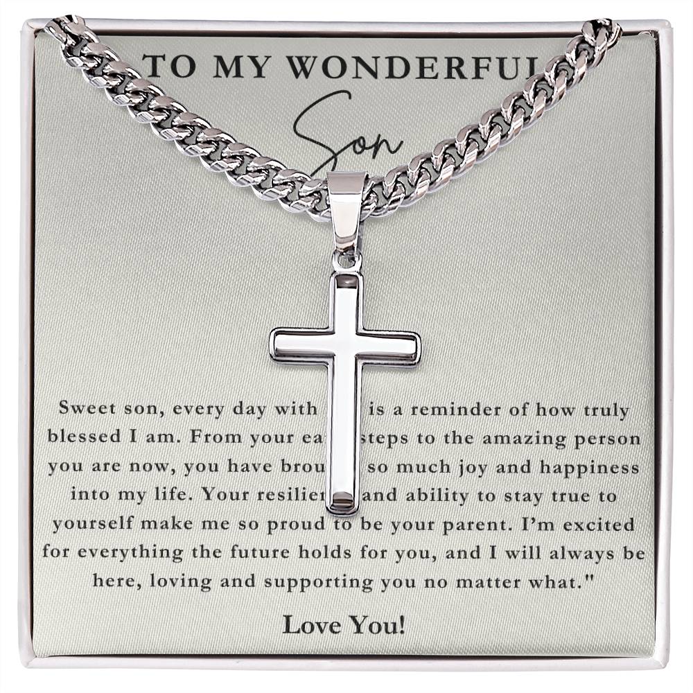 My Greatest Blessing - A Gift For Him - Son Necklace