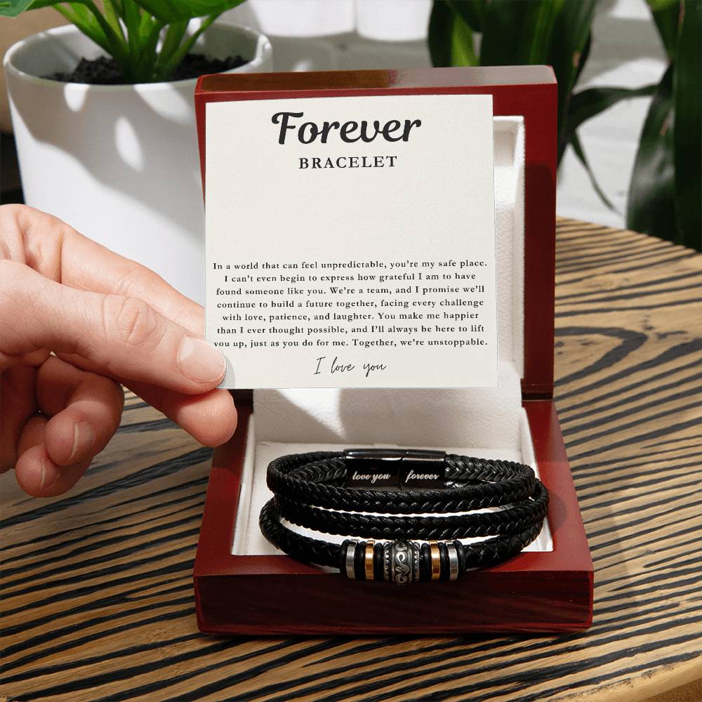 Forever Bracelet - I Love You Gift For Him