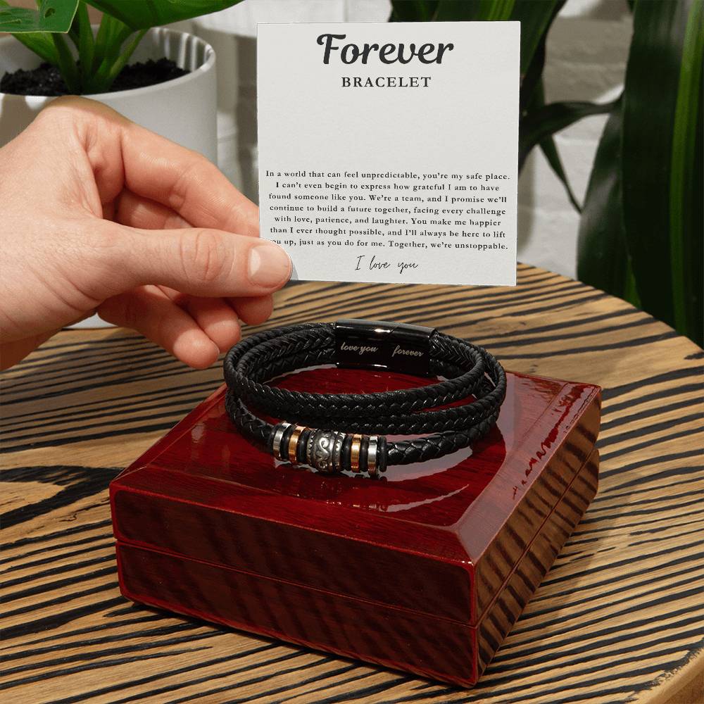 Forever Bracelet - I Love You Gift For Him