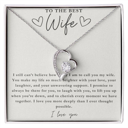 To The Best Wife - Love Necklace