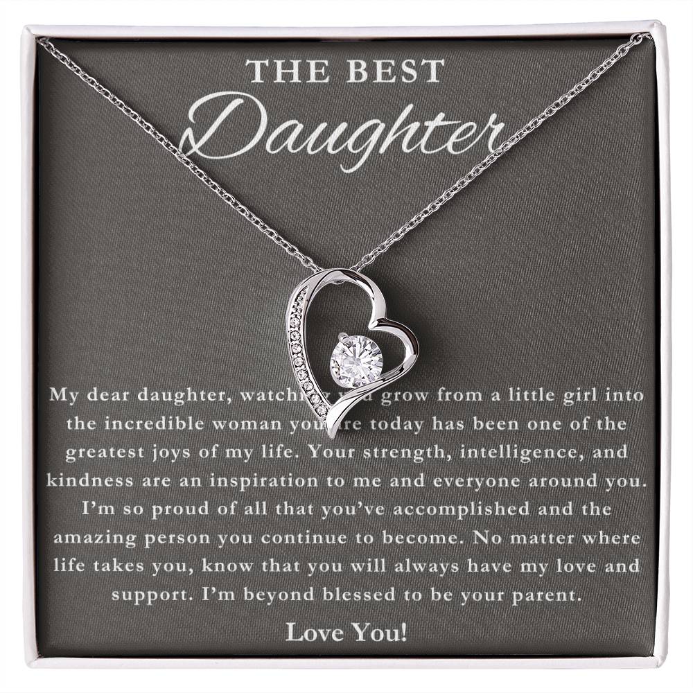 The Best Daughter  - Proud Of You Necklace