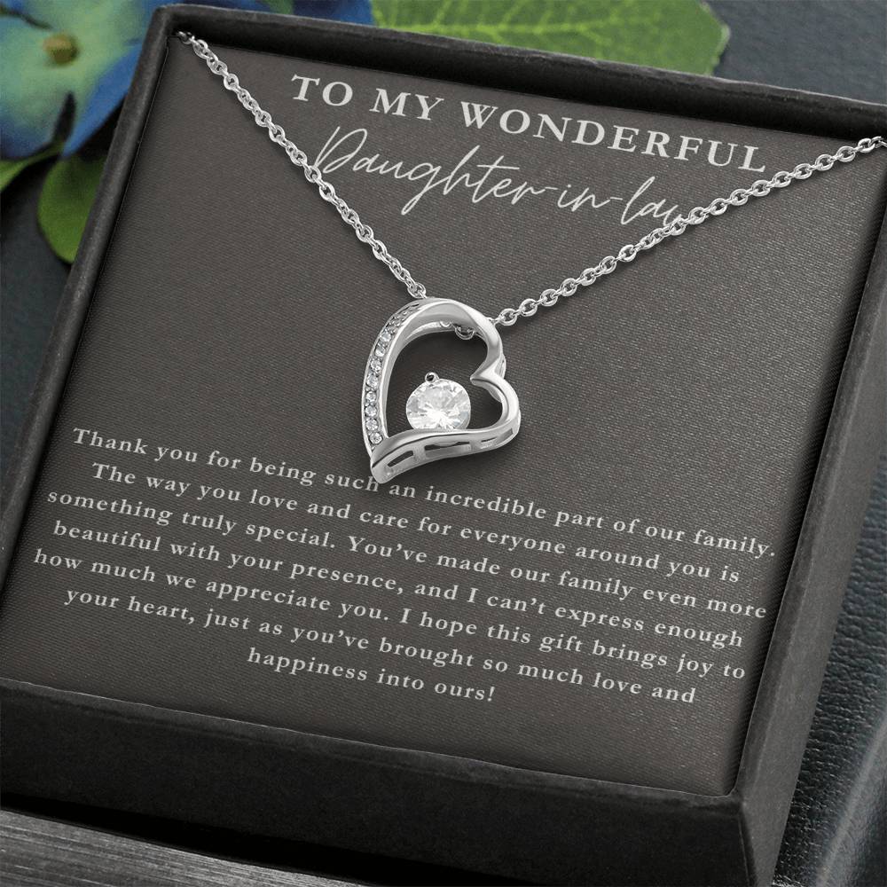 Forever Love Necklace - Daughter-in-Law Gift