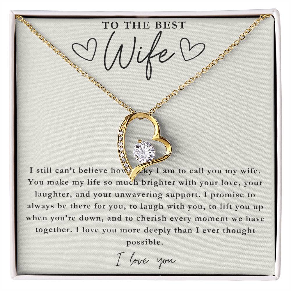 To The Best Wife - Love Necklace