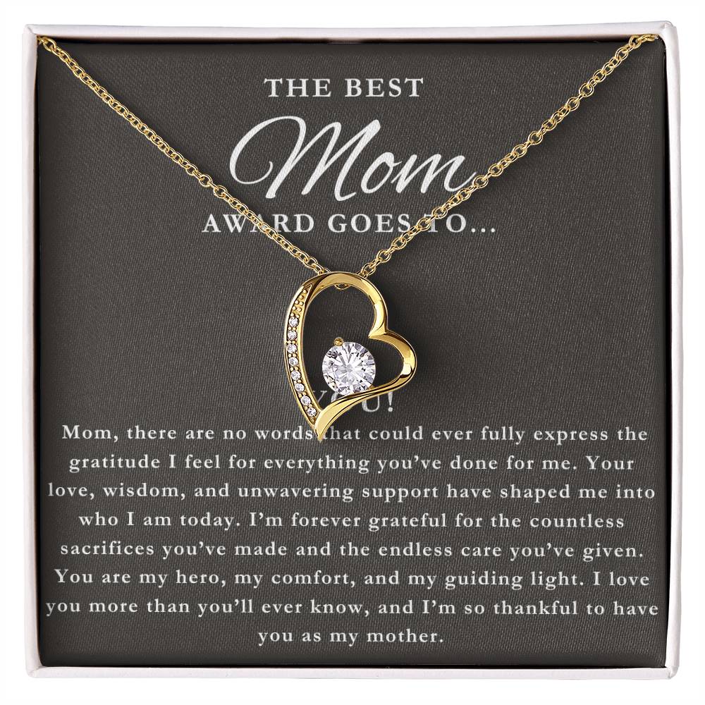 The Best Mom In The Whole World - Necklace For Mom