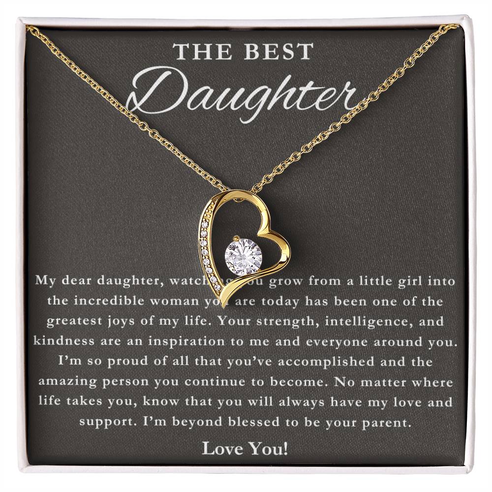 The Best Daughter  - Proud Of You Necklace